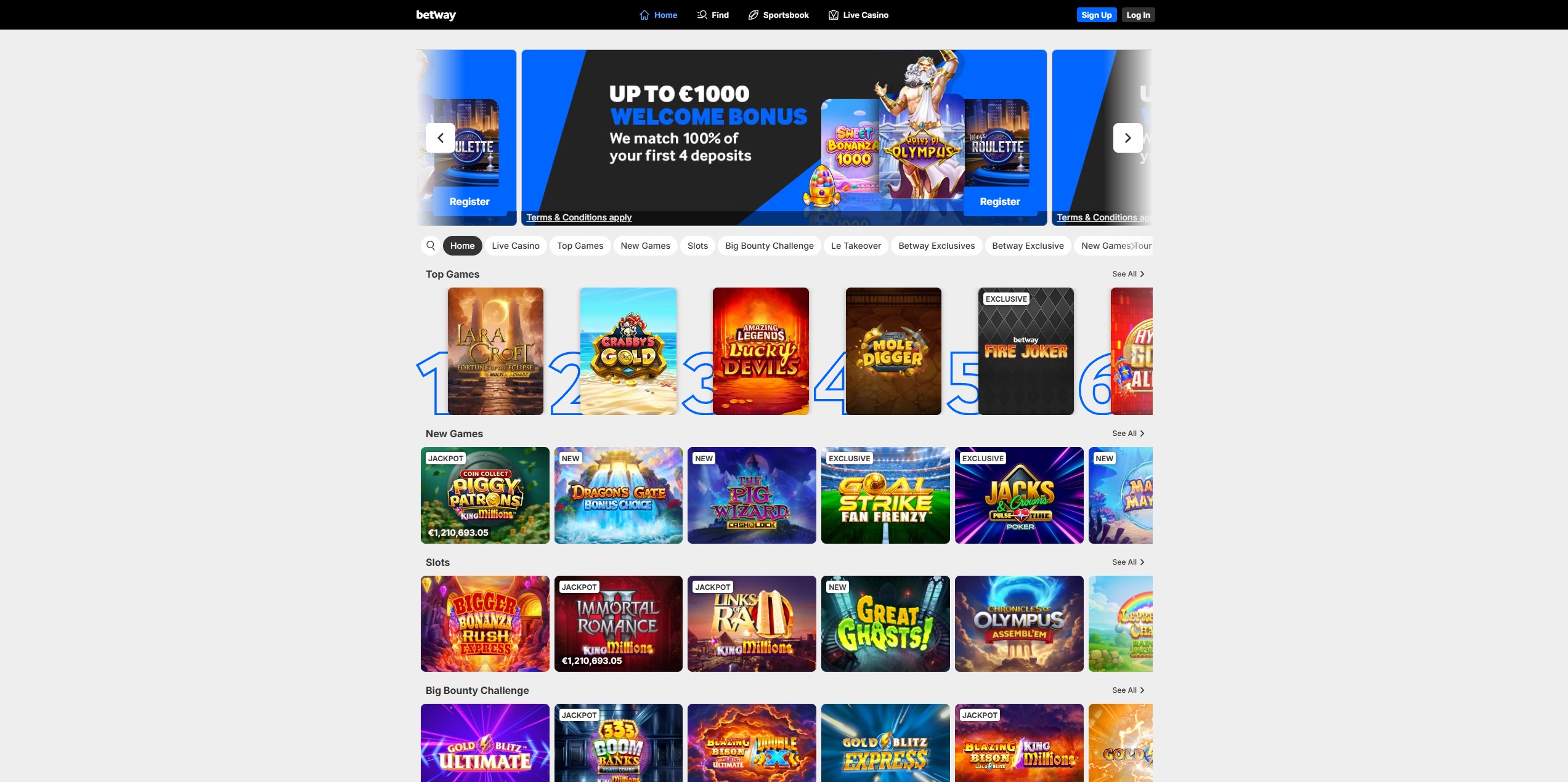 Betway Casino screenshot 1