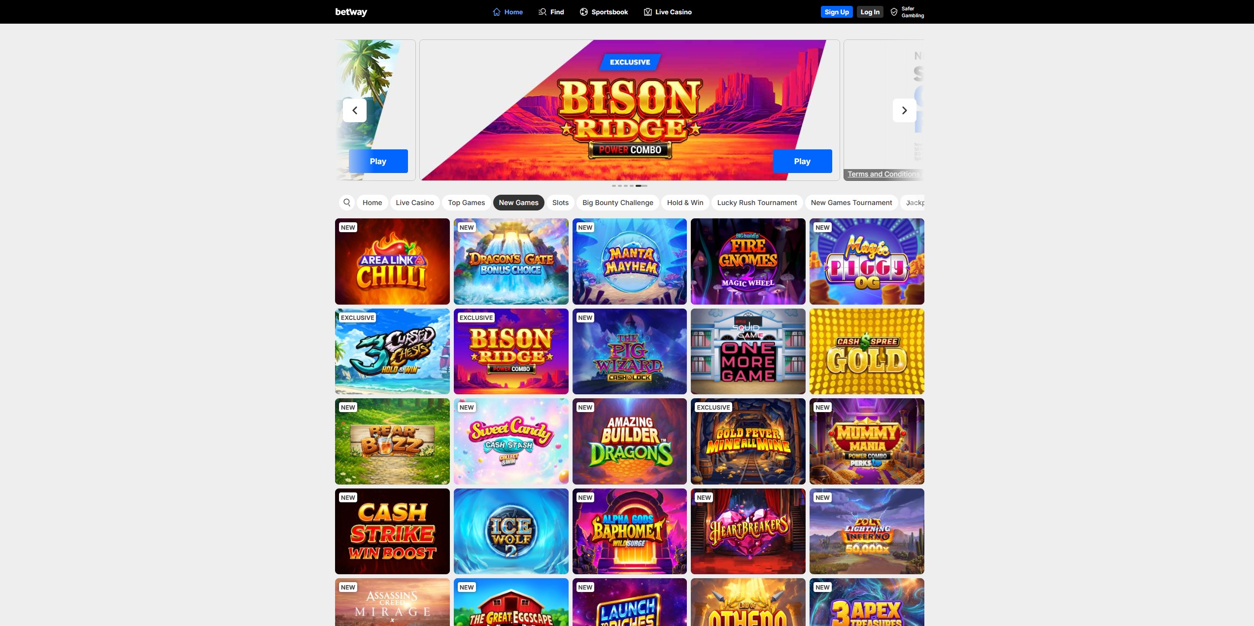 Betway Casino screenshot 2