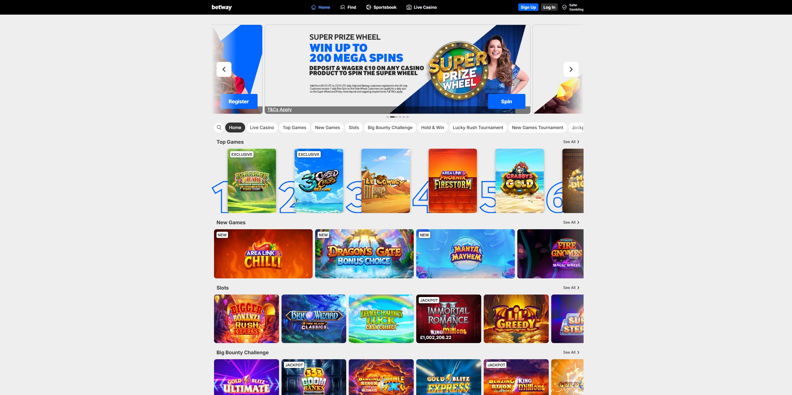 Betway Casino screenshot 3