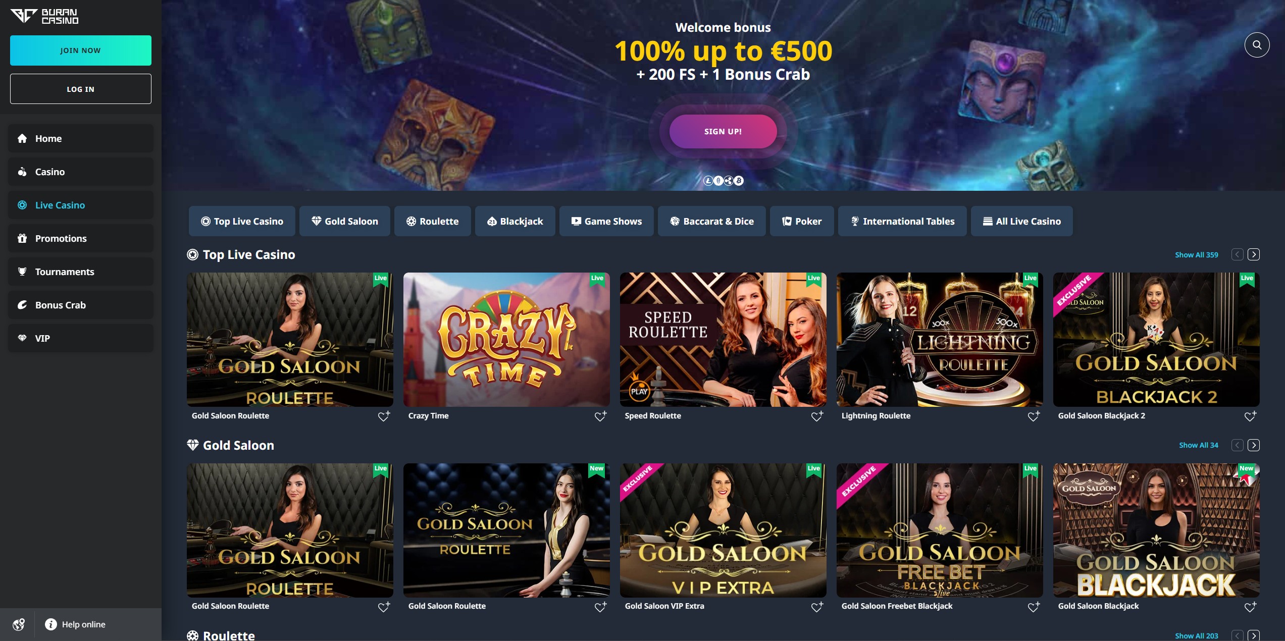 Buran Casino screenshot 5
