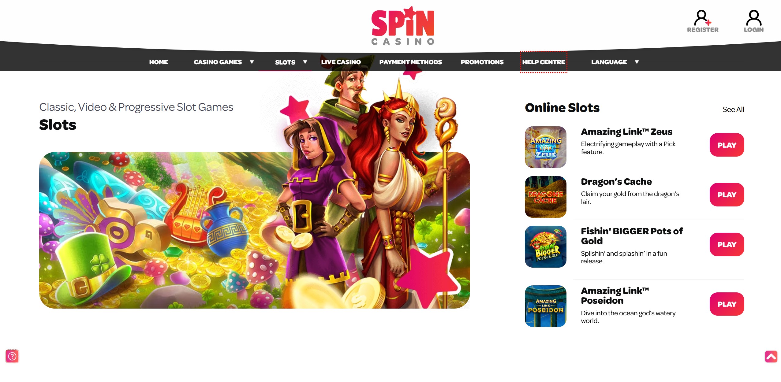 Spin Casino screenshot 4