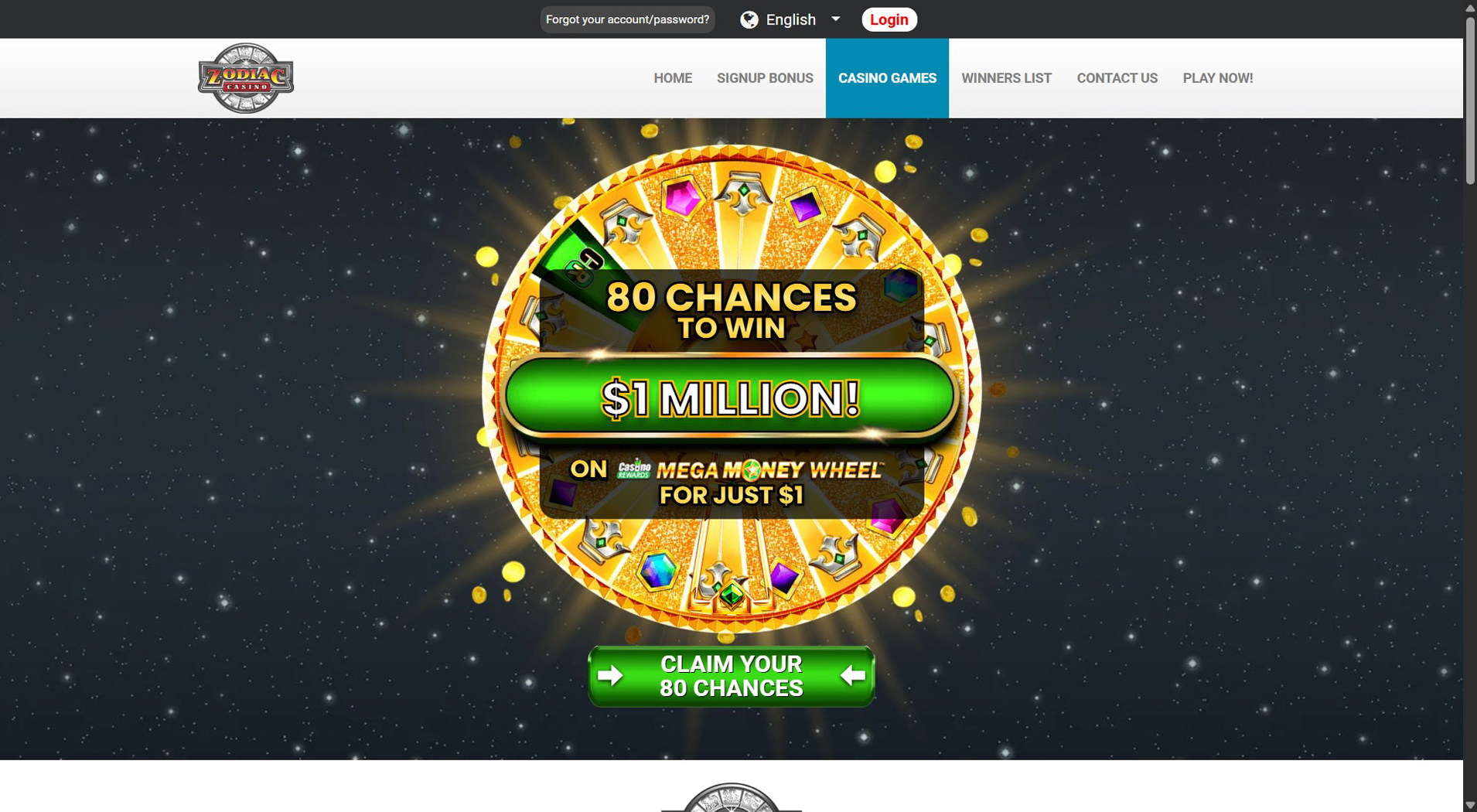 8. Zodiac Casino